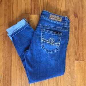 Seven7 Denim Capri/ Cropped Jeans. Size 8